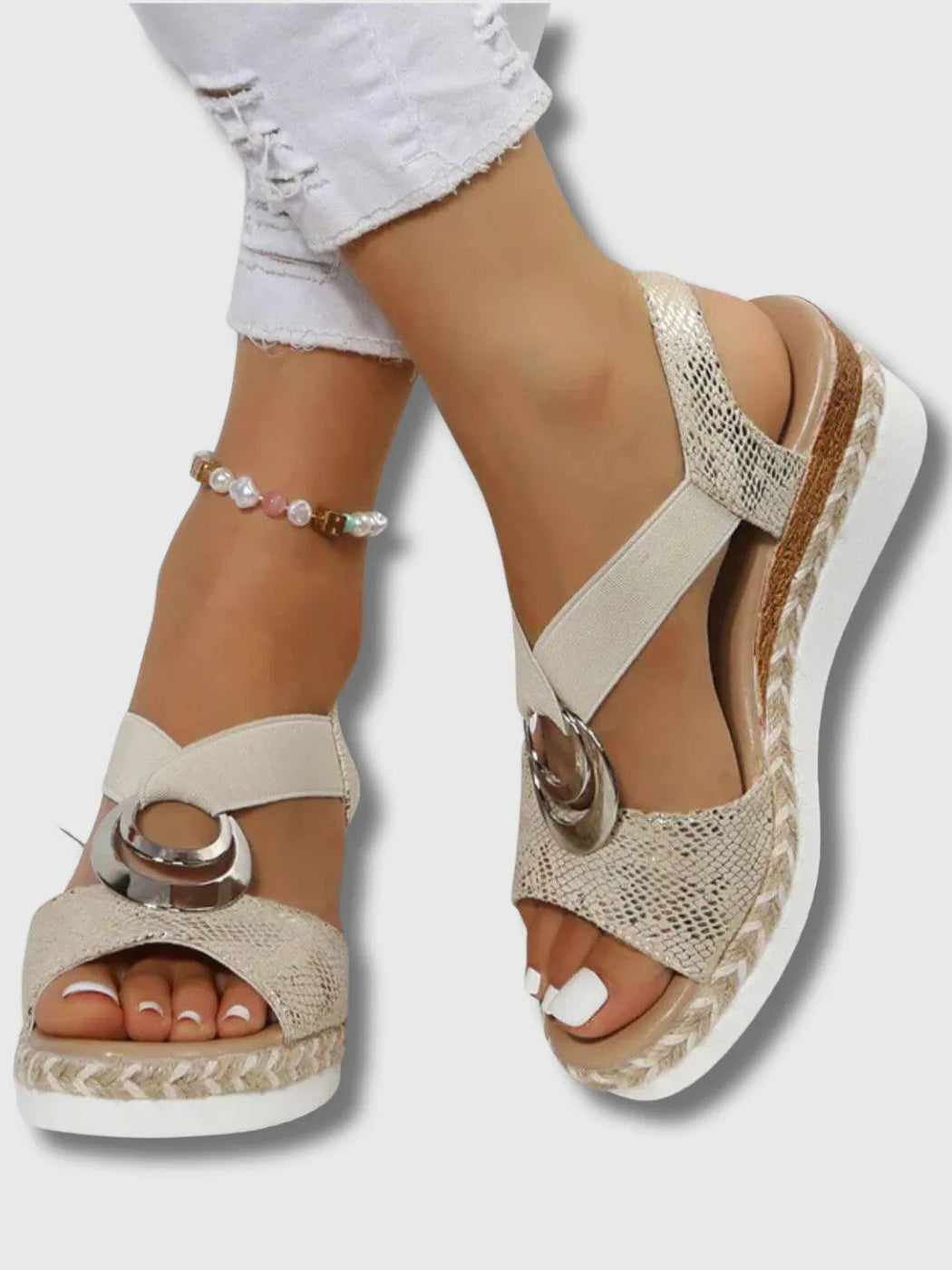 Ofelia - Sandalias ligeras con amortiguación y tira ajustable