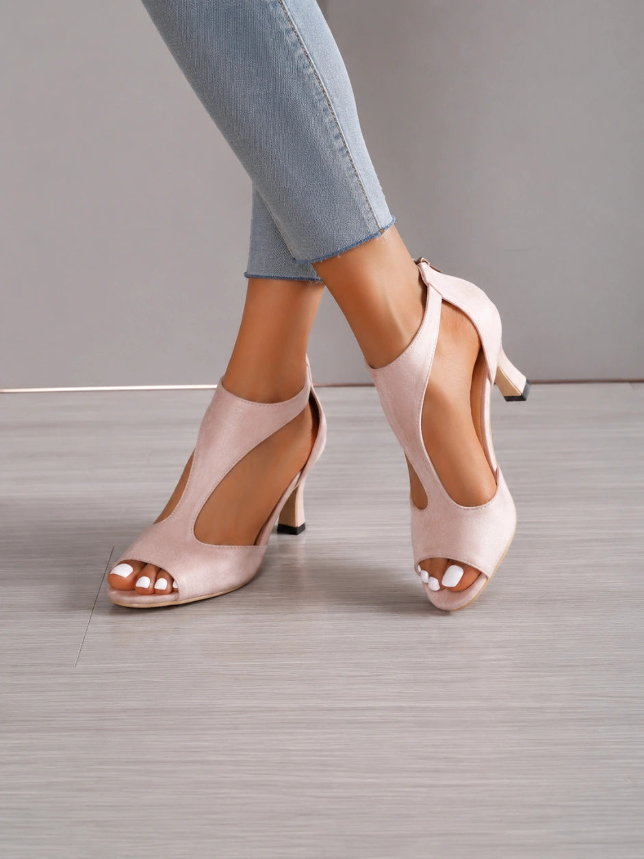 Ariana - Sandalias de tacón con tira al tobillo