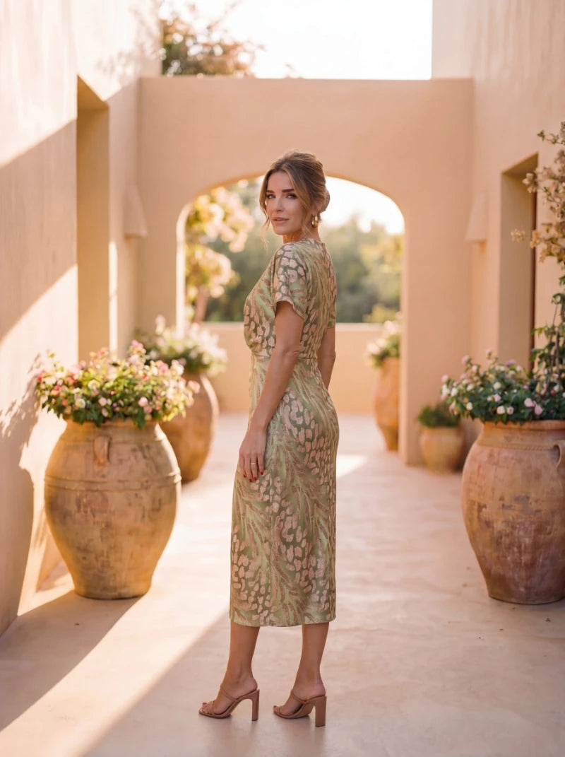 Calandra™ | Vestido elegante que estiliza tu figura sin esfuerzo