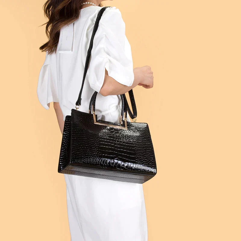 Conjunto de Bolsa y Cartera de Cuero